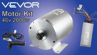 Vevor 48v 2000w motor kit (wiring / un-box / review)