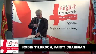 Robin Tilbrook's speech at English Democrats Spring 2024 Conference