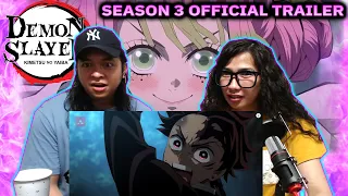 Demon Slayer Season 3 Official Trailer Reaction | Kimetsu No Yaiba Reaction