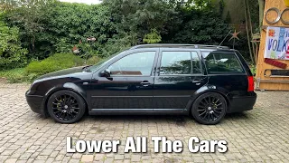 The Mk4 Tdi Wagon Is Finally Lowered!