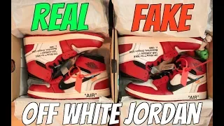 REAL VS FAKE: JORDAN 1 CHICAGO "OFF WHITE" (CRAZY COMPARISON)
