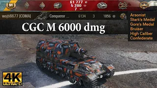 Conqueror Gun Carriage video in Ultra HD 4K 🔝 Mountain Pass – Standard 6134 dmg 🔝 World of Tanks ✔️