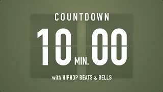 10 Minutes Countdown Timer Flip clock🎵 / +HIP HOP BEATS