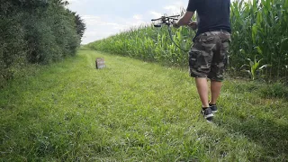 Crossbow shooting /Strzelanie z kuszy -375fps /175lbs