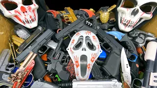 Airsoft Guns Box / Air Guns - CZ 75 P-07 Duty, Dan Wesson 4, Tactical Series Glock 17 & Toy Masks