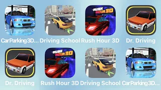 Car Parking 3D, Driving School, Rush Hour 3D and More Car Games iPad Gameplay