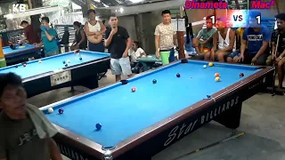 SemiFinals: Mark " Macmac" Malayan VS. Christian " Dinameta " Gariando / 10Balls | Parehas