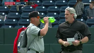 Coach, pitcher AND catcher all ejected after retaliation pitch 🤯