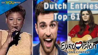 The Netherlands in Eurovision 1956-2019 | Readers' Top 61