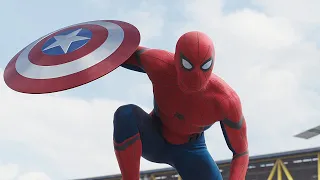 스파이더맨 등장 장면 | 캡틴 아메리카: 시빌 워 (Captain America: Civil War, 2016) [4K]