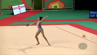 TANIYEVA Elzhana (KAZ) - 2022 Rhythmic Worlds, Sofia (BUL) - Qualifications Ball