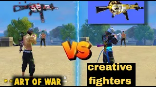 UMP-ART OF WAR VS UMP-CREATIVE FIGHTER ||GARENA- FREE FIRE    #freefire