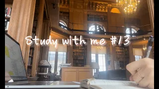 [Study with me] Oxford Taylorian Library | 1H Low-fi Playlist