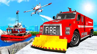 Collecting EMERGENCY VEHICLES in GTA 5! (Secret)