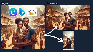 How to Generate LANDSCAPE  & PORTRAIT Pictures with BING for Your African Folktale Story | AI Photo