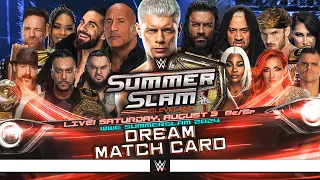 WWE SummerSlam 2024 - Dream Match Card [v4]