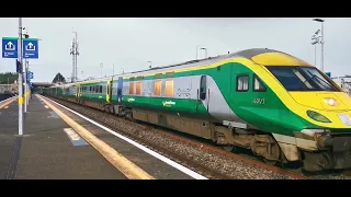 Irish Rail Fleet MK4 and DMU 22000 Newbridge Station