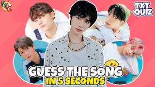 GUESS THE SONG IN 5 SECONDS | KPOP GAME | TXT QUIZ | ADIVINA LA CANCIÓN DE KPOP EN 5 SEGUNDOS