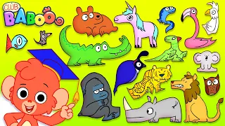 Animal ABC | learn alphabet a to z with 26 cartoon animals for kids | ABCD Wild Animals and Sounds