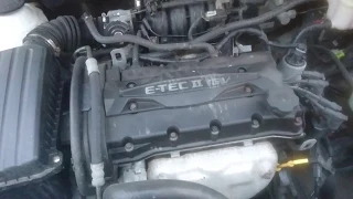 посторонний шум в двигателе на холодную Chevrolet Lacetti.Что это?