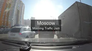 Moscow Traffiс Jam | Russian Roads | FIFA 2018 | World Cup #drongogo