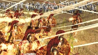 300 SPARTA VS 3000 EASTERN ARCHERS - MASSIVE BATTLE TOTAL WAR ROME 2 (CINEMATIC)