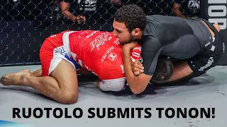 Tye Ruotolo taps out Garry Tonon