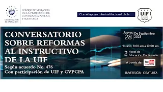 Conversatorio Sobre Reformas al Instructivo de la UIF | Septiembre 2023