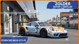 ACC | Porsche 991ii GT3-R @ Zolder | Setup & Hotlap