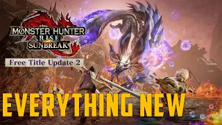 Everything New in the Free Title Update 2 – Monster Hunter Rise: Sunbreak