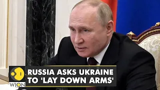 Russia calls on the Ukraine military to 'lay down arms' amid war | Belarusian troops join Russia