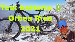 Test batteria 🔋 orbea Rise sulla Majella