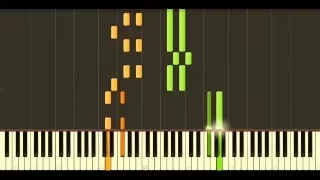 Yann Tiersen - J'y Suis Jamais Alle (Synthesia Tutorial)