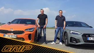 Helden aus der zweiten Reihe: Kia Stinger GT vs. Audi S5 Sportback TDI 😎🔥 | GRIP