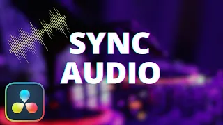 How to Sync Audio Inside Davinci Resolve 18 (tutorial)