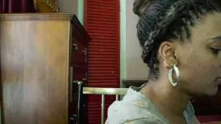 Microbraids: Celebrity Inspired Hairstyles "Angela Bassett" Tutorial 1st way