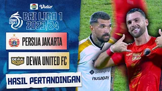 Hasil Akhir Pertandingan - Persija Jakarta Vs Dewa United FC | BRI Liga 1 2023/2024