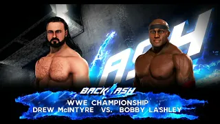WWE 2K20 Back Lash 2020 Drew McIntyre vs. Bobby Lashley – WWE Championship Match