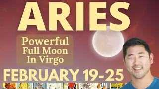 Aries - YES! PREPARE FOR RARE NEW BEGINNINGS! 🌠😍 Feb 19-25 Tarot Horoscope ♈️