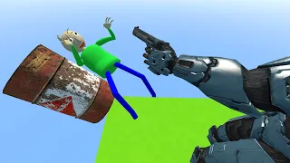 Gmod funny ragdolls | Baldi's basics mod