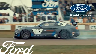 JP und sein Ford Mustang - beim Festival of Speed