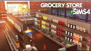 Grocery Store | The Sims 4 | Stop Motion build | Healthy and Happy