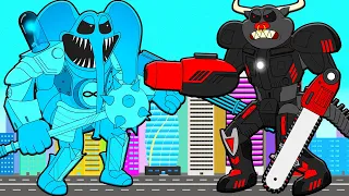 CYBORG BULLTRAP VS CYBORG BUBBA BUBBAPHANT! Poppy Playtime Chapter 3 Cartoon Animation