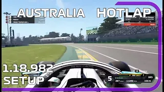 HOTLAP AUSTRALIA 1:18:982 [F1 2020] & Setup