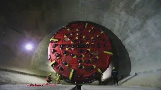 Chinese-made disc cutters improve tunnel boring machine working efficiency in Xinjiang