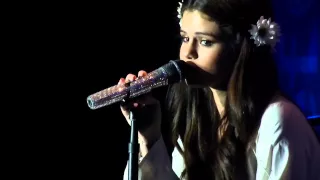 Selena Gomez sings "Naturally" LIVE Acoustic Version @ Best Buy Theater NYC 2013