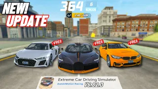 ALL VIP CAR'S FREE 🤯 |New Update V6.82.0| Extreme Car Driving