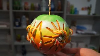 UNIQUE CUTTING CANDLE IN AFRICAN STYLE FROM CANDLE MASTER'S DIMSI. MASTER CLASS.