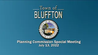 Planning Commission - Special Meeting Wednesday, July 13, 2022 at 6:00 PM Theodore D. Washington