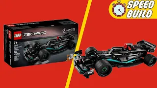 Racing Fun: Speed Building the LEGO Technic F1 W14 Pull Back Car!